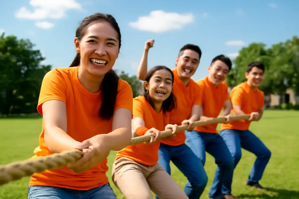 Bài cổ động hội thao, team building: câu hô cả đội gọi – đáp được